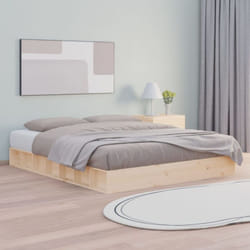 Vidaxl - Cadre de lit 150x200 cm Très grand Bois massif