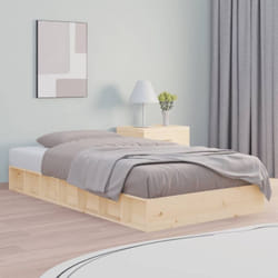 Vidaxl - Cadre de lit 120x190 cm Petit double Bois massif