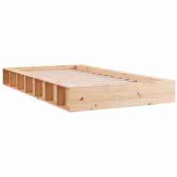 Profitez d'une bonne nuit de sommeil dans ce cadre de lit en bois ! Il sera un supplément pratique et décoratif à votre intér ...