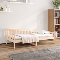 Ce lit de jour polyvalent en bois peut être utilisé comme un lit dans la chambre à coucher et est également idéal comme un ca ...