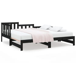 VidaXL 820745 canapé lit sofa Noir