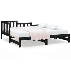 VidaXL 820750 canapé lit sofa Noir