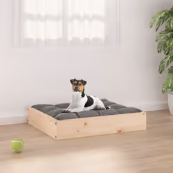 Ce lit pour chien en bois super cool est conçu pour donner à vos amis à fourrure un endroit confortable pour se blottir. Bois ...