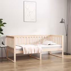 Ce lit de repos en bois est parfait pour accueillir des invités inattendus pendant la nuit, tout en offrant un espace d'assis ...