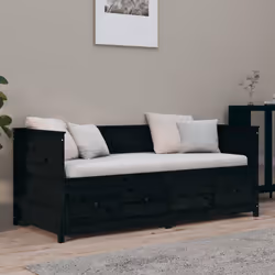 VidaXL 820915 canapé lit sofa Noir