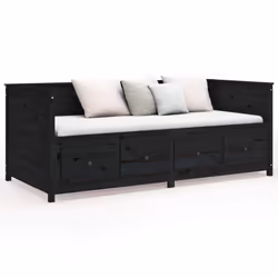 VidaXL 820915 canapé lit sofa Noir - Vue supplémentaire 4