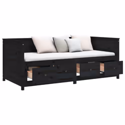 VidaXL 820915 canapé lit sofa Noir - Vue supplémentaire 5