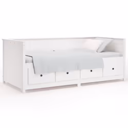 VidaXL 820917, lit sofa, Blanc, Bois de pin, 1975 mm, 820 mm, 800 mm