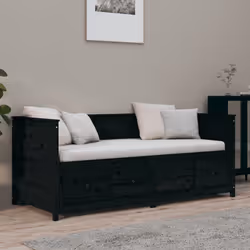 VidaXL 820920 canapé lit sofa Noir
