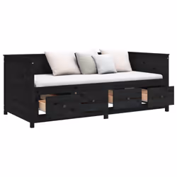 VidaXL 820920 canapé lit sofa Noir - Vue supplémentaire 5