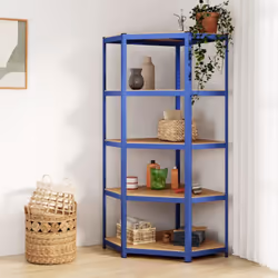 Cette étagère d'angle est un excellent choix pour le stockage résidentiel et commercial, offrant beaucoup d'espace pour garde ...