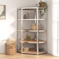 Cette étagère d'angle robuste est un excellent choix pour le stockage résidentiel et commercial, offrant beaucoup d'espace po ...