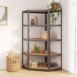 Cette étagère d'angle robuste est un excellent choix pour le stockage résidentiel et commercial, offrant beaucoup d'espace po ...