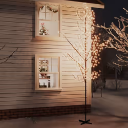 Cet arbre à LED présente un aspect de fleurs de cerisier, qui apporte de la beauté à votre maison. Profitez d'un temps mervei ...