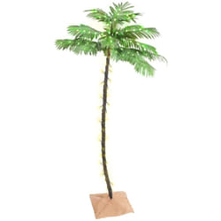 Vidaxl - Palmier à led 96 led Blanc chaud 180 cm