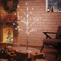 Apportez la beauté de la nature dans votre maison avec ce bouleau blanc à LED polyvalent. Sapin à LED : ce sapin de Noël est  ...
