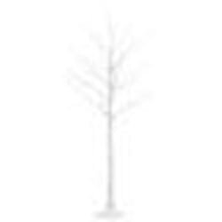 vidaXL Bouleau blanc à LED 96 LED Blanc chaud 180 cm - TU