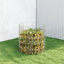 Vidaxl - Composteur de jardin Ø50x50 cm Acier galvanisé