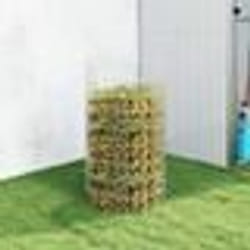 vidaXL Composteur de jardin Ø50x100 cm Acier galvanisé - TU
