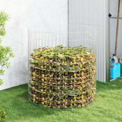 Vidaxl - Composteur de jardin Ø100x100 cm Acier galvanisé