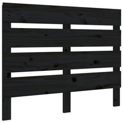 VidaXL 821336 tête de lit et pied de lit Noir