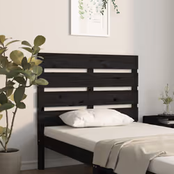 VidaXL 821336 tête de lit et pied de lit Noir