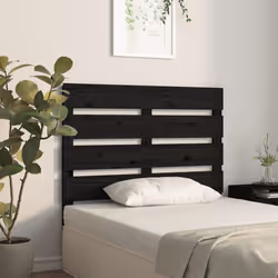 VidaXL 821336 tête de lit et pied de lit Noir - Vue supplémentaire 4