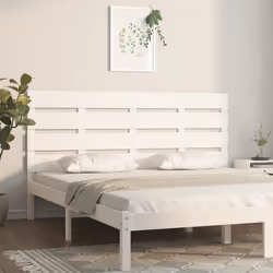 VidaXL 821373 tête de lit et pied de lit Blanc