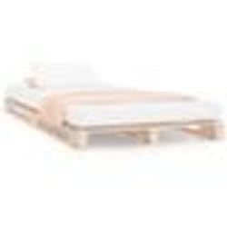 vidaXL Lit de palette 90x200 cm bois de pin massif 821377