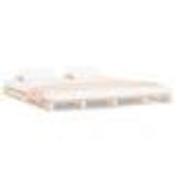 vidaXL Lit de palette 140x200 cm bois de pin massif 821392