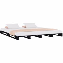 Ajoutez une touche moderne à votre chambre à coucher avec ce lit palette en bois classique ! Il apportera une touche pratique ...