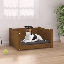 Ce lit super cool pour chien offrira à vos amis à fourrure un endroit confortable où se blottir. Bois de pin massif : le bois ...