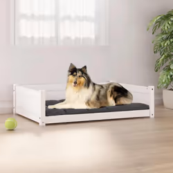 Ce lit super cool pour chien offrira à vos amis à fourrure un endroit confortable où se blottir. Bois de pin massif : le bois ...