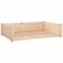 vidaXL Lit pour chien 105,5x75,5x28 cm Bois de pin solide