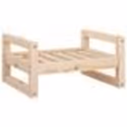 vidaXL Lit pour chien 55,5x45,5x28 cm Bois de pin solide