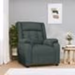 vidaXL Fauteuil inclinable Vert foncé Tissu