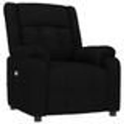 vidaXL Fauteuil de massage Noir Tissu