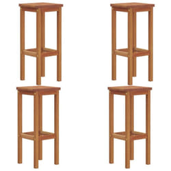 Vidaxl - Tabourets de bar lot de 4 bois massif d'acacia