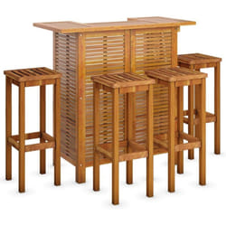 Vidaxl - Ensemble de bar de jardin 5 pcs Bois d'acacia massif