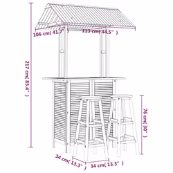 VidaXL 3116006 ensemble de meubles de jardin - Vue supplémentaire 8
