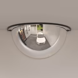 Ces miroirs de circulation pratiques sont des choix idéaux pour des raisons de sécurité et de sûreté. Matériau durable : le m ...