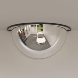 Miroirs de circulation en demi-dôme 2 pcs Ø30 cm Acrylique