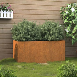 vidaXL Jardinière Pot de Fleurs de Jardin Bac à Plantes de Terrasse Boîte de Plantation dExtérieur pour Légumes Herbes 821556