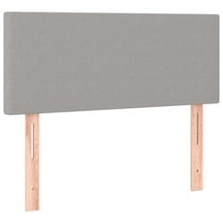 VidaXL 345724 tête de lit et pied de lit Gris clair
