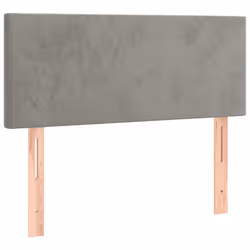 VidaXL 345738, Gris clair, Polyester, Bois, 800 mm, 78 cm, 88 cm, 50 mm