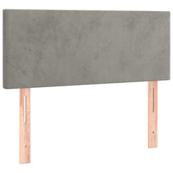 VidaXL 345738 tête de lit et pied de lit Gris clair