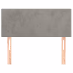 VidaXL 345738 tête de lit et pied de lit Gris clair