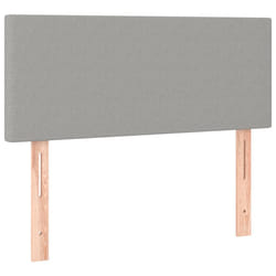 VidaXL 345744 tête de lit et pied de lit Gris clair