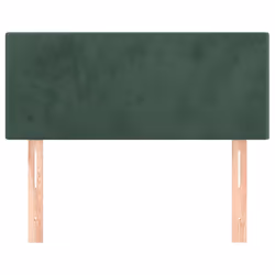 VidaXL 345781 tête de lit et pied de lit Vert foncé