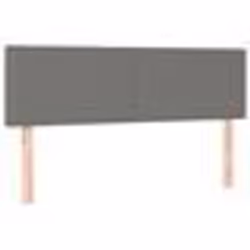 vidaXL Têtes de lit 2 pcs Gris foncé 72x5x78/88 cm Tissu